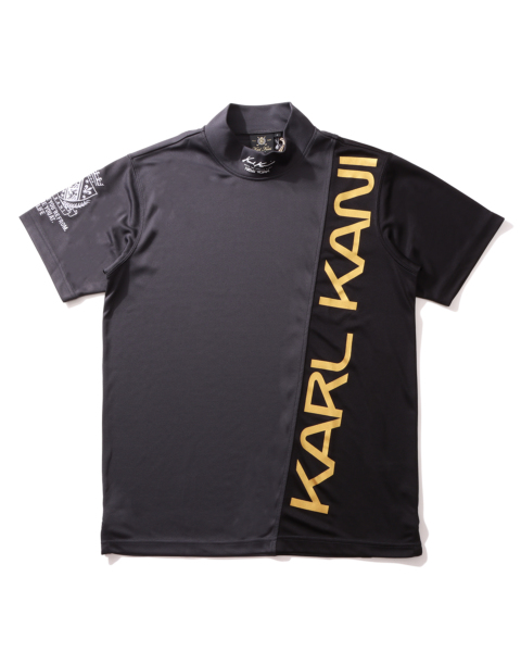 Karl Kani GOLF] ドライ UVカット メッシュ ハイネック T Karl