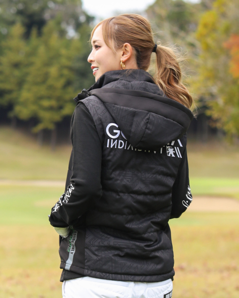GOTCHA GOLF 2way ダウンジャケット ダウン ベスト 袖 37
