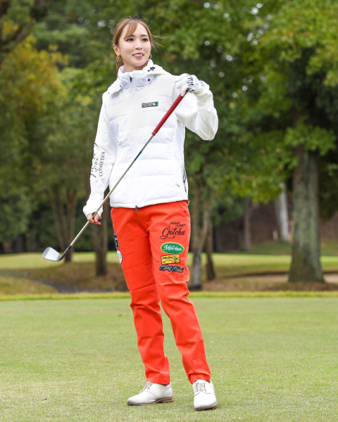 GOTCHA GOLF] ストレッチ プレミアム ワッペン ロングパンツ