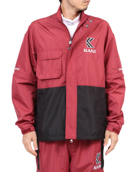 Karl Kani GOLF] 撥水 袖脱着 スタンドジャケット Karl Kani