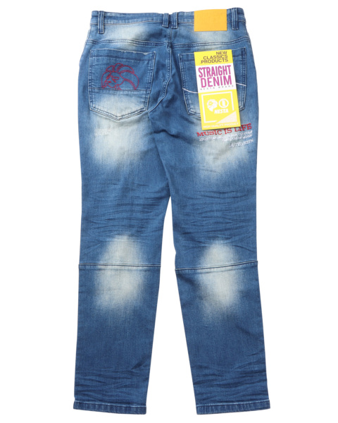 NESTA BRAND] ストレッチ ダメージ ブラスト デニムパンツ NESTA