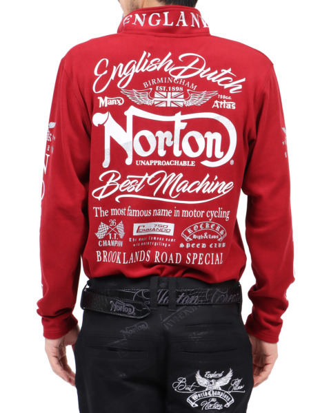 Norton GOLF] ドライ MAX ハーフジップ ロンT Norton PEET