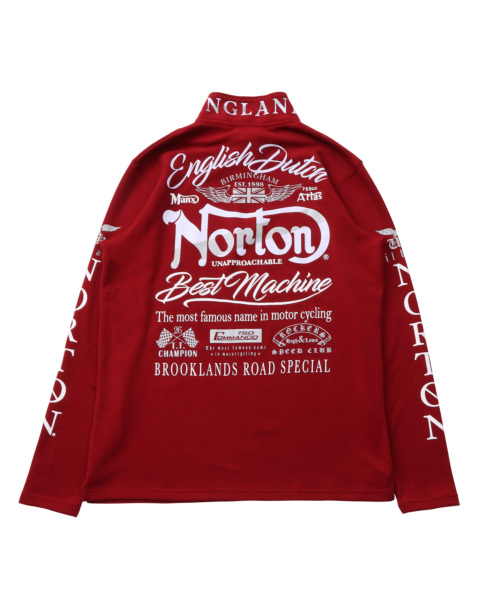 Norton GOLF] ドライ MAX ハーフジップ ロンT Norton PEET