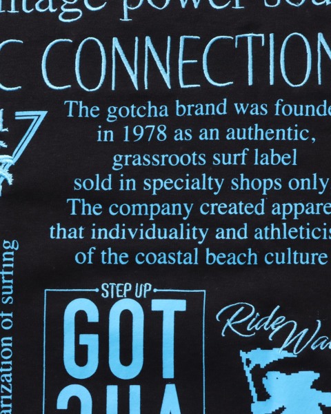 GOTCHA] ネオン グラフィック ロゴ ロンT GOTCHA PEET