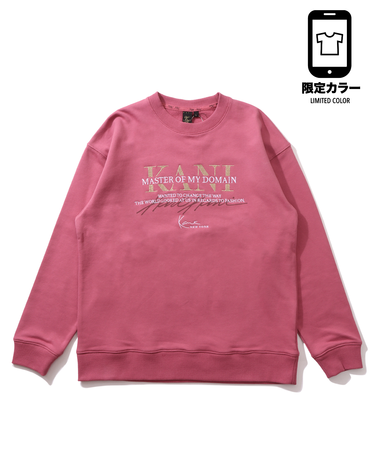 愛用 Karl Kani] リミテッド ゴールド ロゴ トレーナー Karl Kani トップス