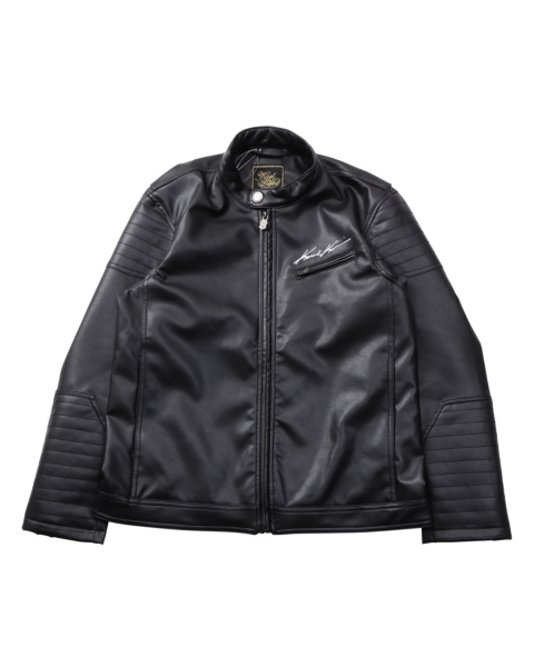 Karl Kani] スネーク バイト PU ライダース ジャケット Karl