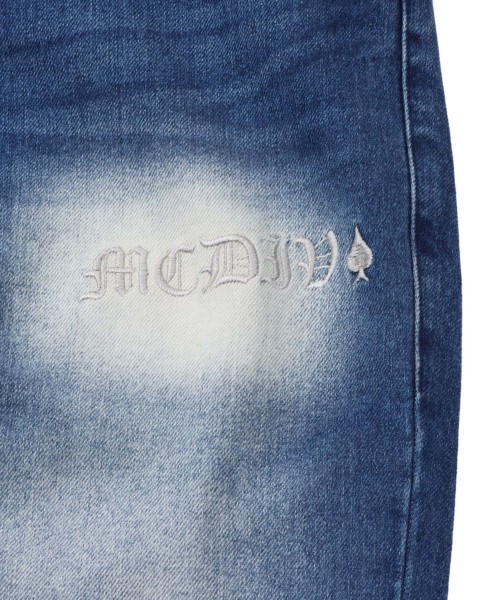 MCD] ストレッチ バック トライバル 刺繍 デニムパンツ MCD PEET