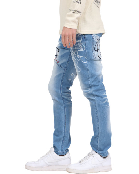 Norton] ストレッチ MAX ワッペン使い デニムパンツ Norton PEET