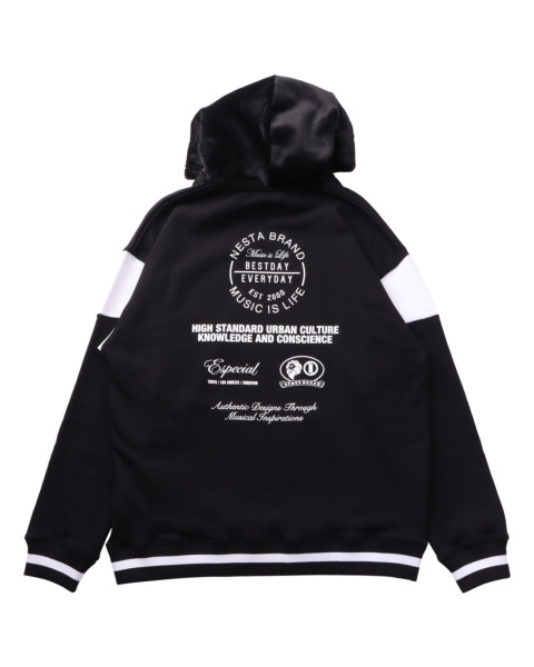 NESTA BRAND(ネスタブランド)パーカー EXCITE NESTA / BLACK ブラック 【NESTA-BRAND】裏毛フルジップパーカー ＊カタログ