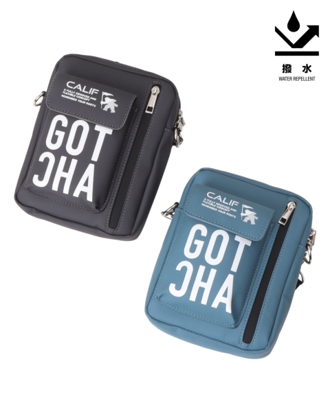 ♡専用♡GOTCHAワンショルダー GOTCHA] 撥水 ロゴ ショルダーポーチ GOTCHA PEETファミリーセール