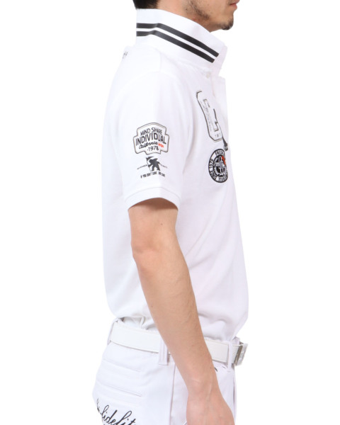 新品 Students Golf ベースボールカラー ポロシャツ ホワイト L ベースボールカラーシャツ (WOMAN) [全4色] – muta Online Store