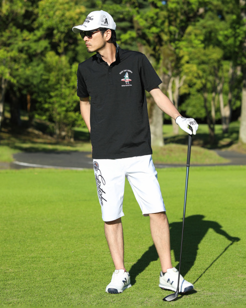 ハイドロゲンGOLF カモフラージュ柄ポロシャツ L　上下セット ハイドロゲンGOLF カモフラージュ柄ポロシャツ L 上下セット