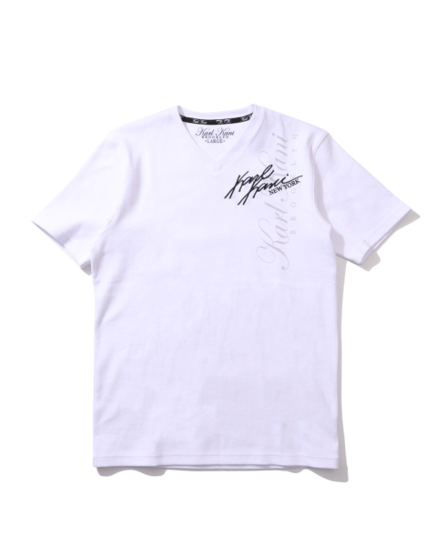Karl Kani] テレコ Vネック T Karl Kani PEETファミリーセール