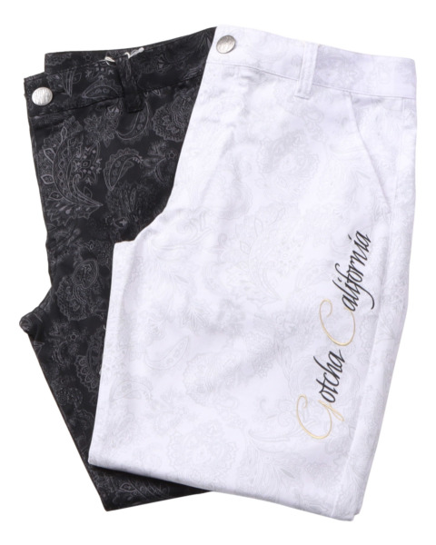 GOTCHA GOLF] ストレッチ ペイズリー ロングパンツ GOTCHA GOLF